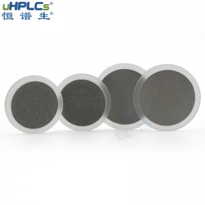 恒譜生超高壓PCTFE液相色譜耗材不銹鋼在線過濾器篩板，OD6.4*ID1.6*H1.6